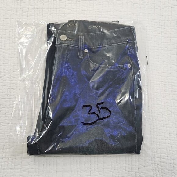 Banana Republic Premium Jeans Women's 27L (28x30) Raw Hem Dark Wash Leggings EUC - Picture 14 of 14